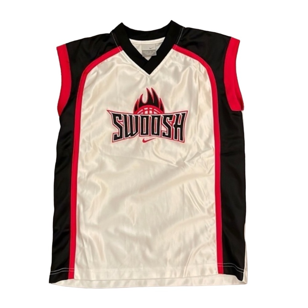 NIKE Swoosh‎ Youth Basketball Jersey Red Blue Size Medium